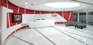 Dupont Corian Reception area